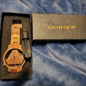 Gorben Wooden Geometric Watch